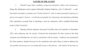 Lawsuit sent by Logan against Coffeezilla (Image via US Courts Document)